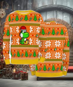 Sweater Ugly Christmas Xmas Super Game Mario Yoshi Unisex Men Women Cartoon 3D Sweater