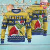 Switzerland Ice Hockey Team Grinch Hockey Stick Ugly Christmas Sweater