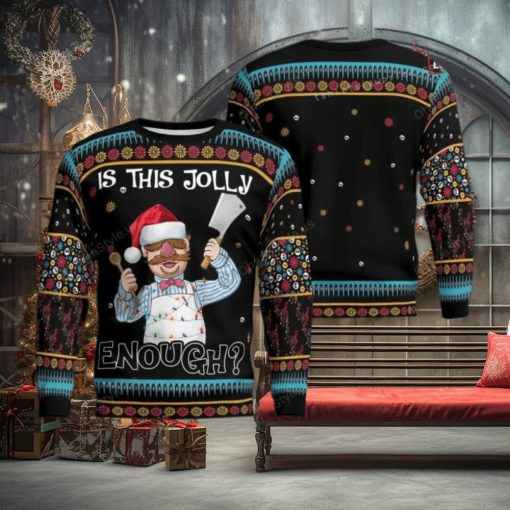 Swedish Chef The Muppet Is This Jolly Enough Christmas Ugly Sweater Mens