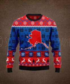 Sweet Home Alaska Ugly Christmas Sweater