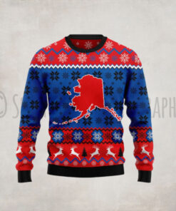 Sweet Home Alaska Ugly Christmas Sweater
