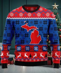 Sweet Home Michigan Ugly Christmas Sweater Gift Men Women