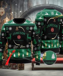 Sweety Jameson Whiskey Christmas 3D Sweater, Funny Xmas Sweater