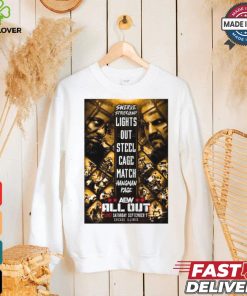 Swerve Strickland vs Hangman Adam Page – AEW ALL OUT Sept 7 2024 Chicago, Illinois Poster t shirt