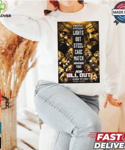 Swerve Strickland vs Hangman Adam Page – AEW ALL OUT Sept 7 2024 Chicago, Illinois Poster t shirt