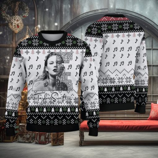 Swifties Ugly Christmas Sweater, Taylor All Time Album Sweater, Taylor Swift Christmas Sweatshirt