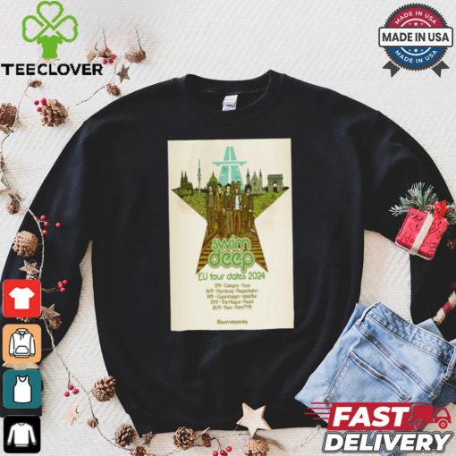 Swim Deep EU Tour 2024 Poster Shirt