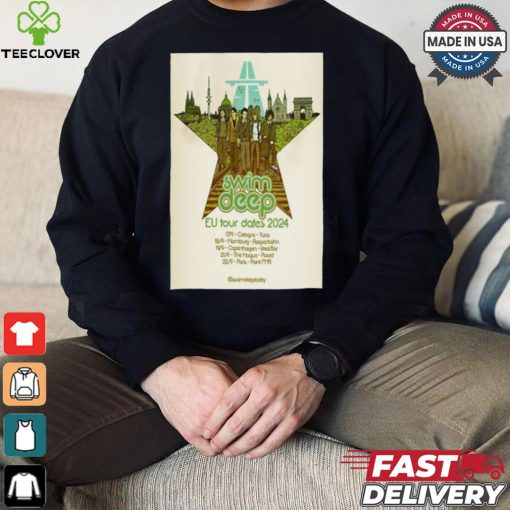 Swim Deep EU Tour 2024 Poster Shirt