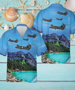 Swiss Air Force Boeing CH 47 Chinook Hawaiian Shirt