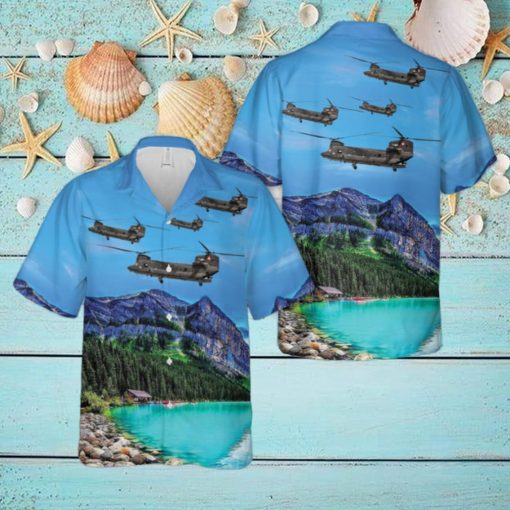 Swiss Air Force Boeing CH 47 Chinook Hawaiian Shirt