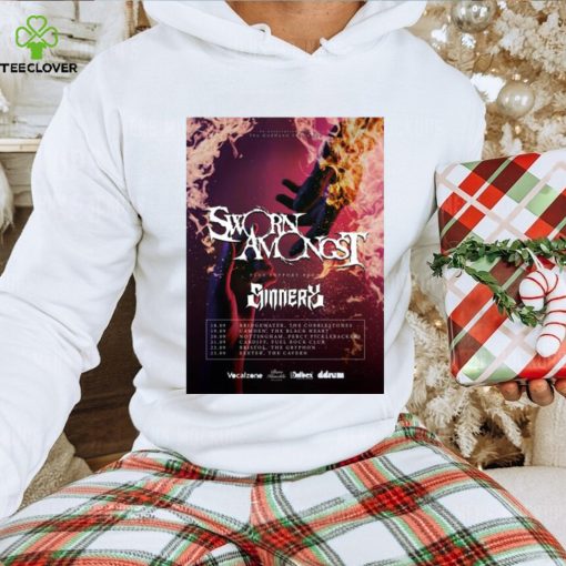 Sworn Amongst Plus Support From Sinnery Tour 2023 Shirt