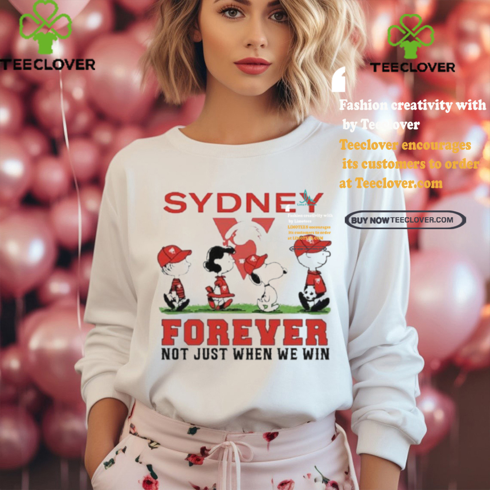 Sydney Snoopy Abbey Road Forever Not Just When We Win Shirt Sydney Snoopy Abbey Road Forever Not Just When We Win Shirt