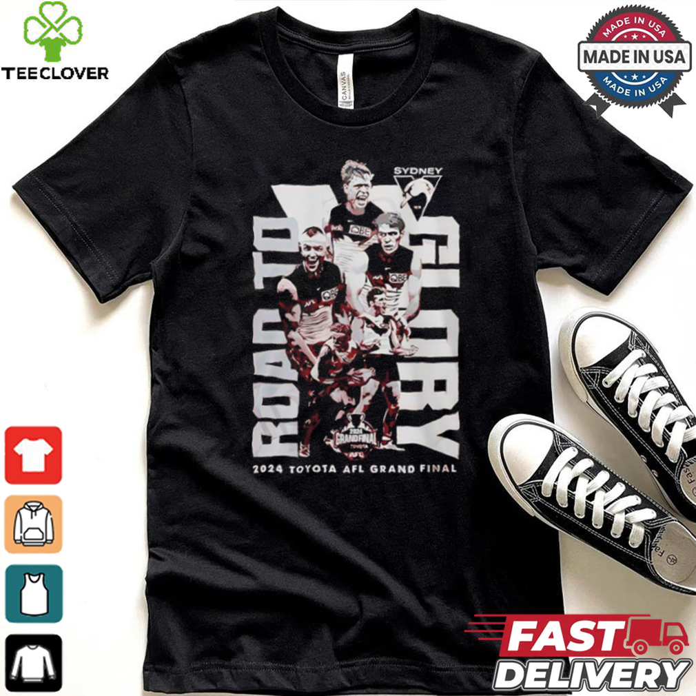 Sydney Swans 2024 Toyota AFL Grand Fianl Road To Glory shirt Sydney Swans 2024 Toyota AFL Grand Fianl Road To Glory shirt