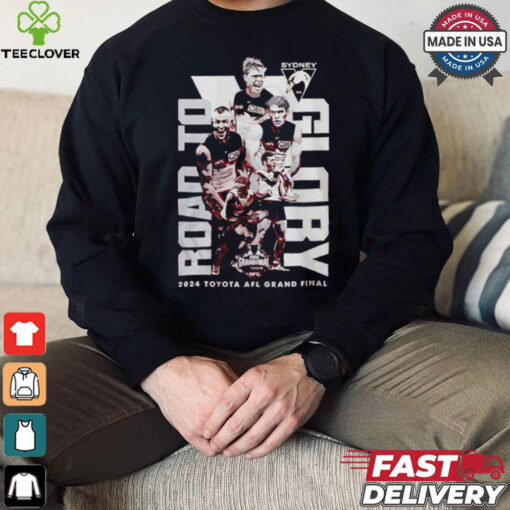 Sydney Swans 2024 Toyota AFL Grand Fianl Road To Glory shirt