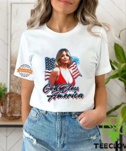 Sydney Sweeney God Bless America Flag T Shirts