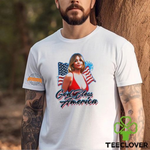 Sydney Sweeney God Bless America Flag T Shirts