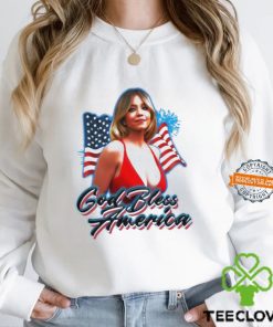 Sydney Sweeney God Bless America Flag T Shirts