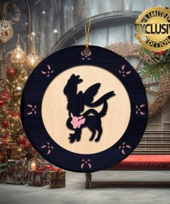 Sylveon Eevee Evolution Pokemon Xmas Custom Name Tree Decorations Ornament