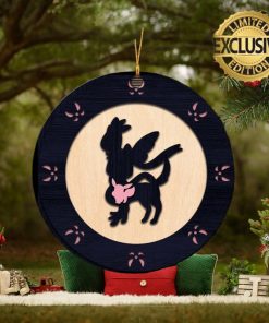 Sylveon Eevee Evolution Pokemon Xmas Custom Name Tree Decorations Ornament