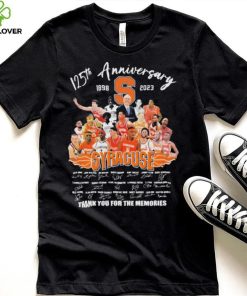 Syracuse Orange 125th Anniversary 1898 2023 Thank You For The Memories Signatures Shirt