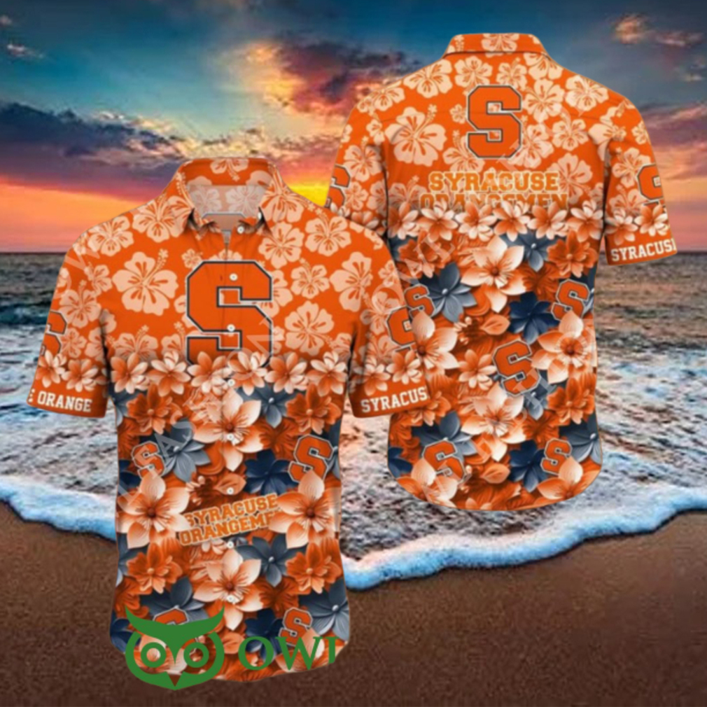 Syracuse Orange Champion NCAA Hawaiian Shirt Trending Summer Syracuse Orange Champion NCAA Hawaiian Shirt Trending Summer