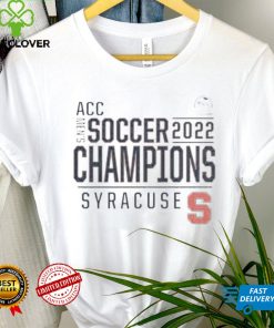 Syracuse Orange Fanatics Branded 2022 ACC Men’s Soccer Conference Tournament Champions T Shirt