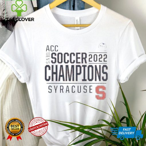 Syracuse Orange Fanatics Branded 2022 ACC Men’s Soccer Conference Tournament Champions T Shirt