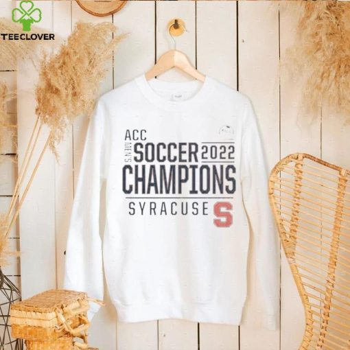 Syracuse Orange Fanatics Branded 2022 ACC Men’s Soccer Conference Tournament Champions T Shirt