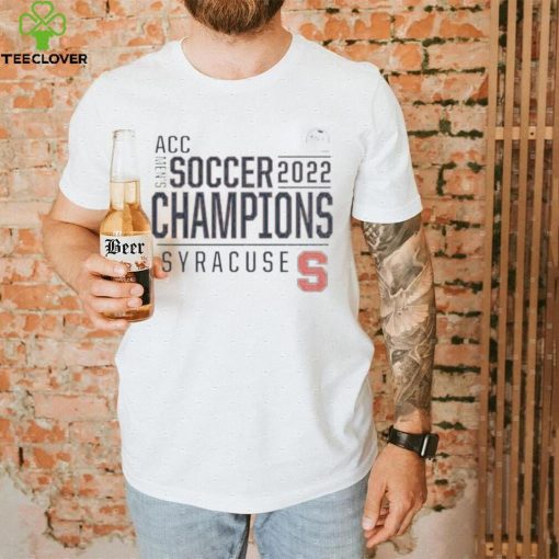 Syracuse Orange Fanatics Branded 2022 ACC Men’s Soccer Conference Tournament Champions T Shirt