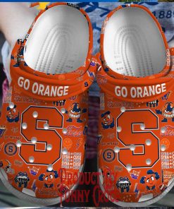 Syracuse Orange Football Crocs Shoes