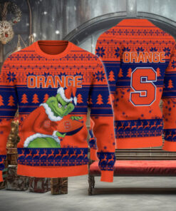 Syracuse Orange Grinch Ugly Christmas Sweater