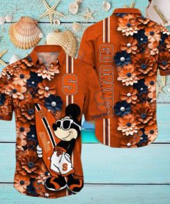 Syracuse Orange Hawaiian Shirt Mickey Love Surfing Trending Summer Gift