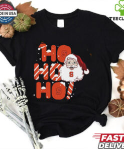 Syracuse Orange Ho Ho Ho Santa Claus Christmas shirt