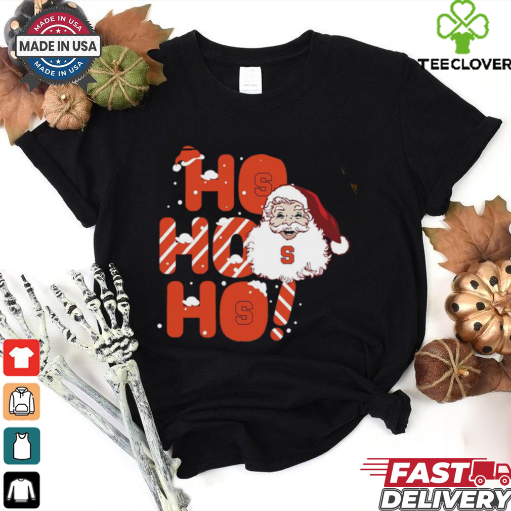 Syracuse Orange Ho Ho Ho Santa Claus Christmas shirt Syracuse Orange Ho Ho Ho Santa Claus Christmas shirt