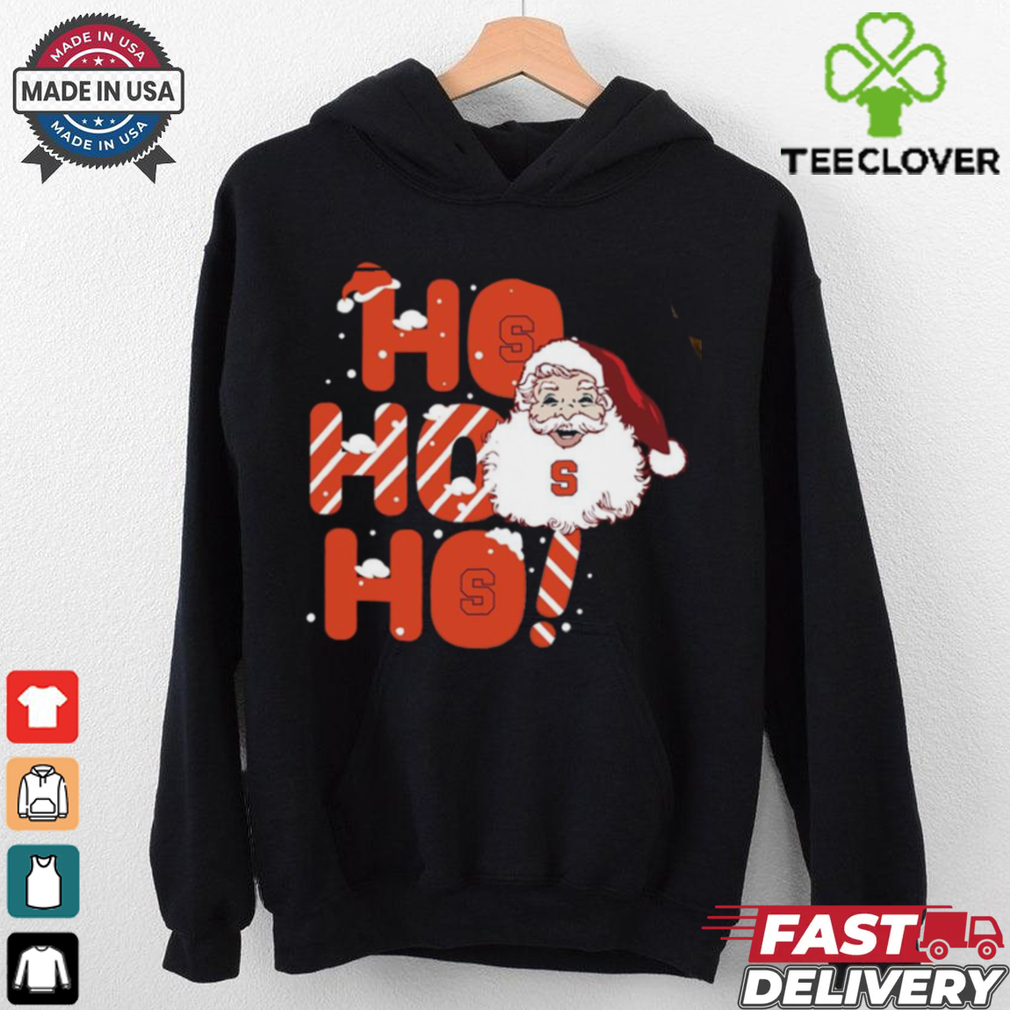 Syracuse Orange Ho Ho Ho Santa Claus Christmas shirt Syracuse Orange Ho Ho Ho Santa Claus Christmas shirt