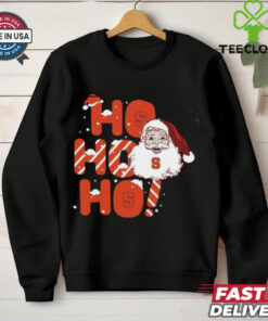 Syracuse Orange Ho Ho Ho Santa Claus Christmas shirt