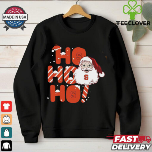 Syracuse Orange Ho Ho Ho Santa Claus Christmas shirt