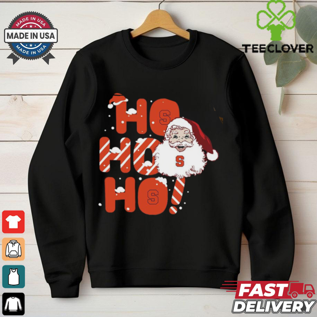 Syracuse Orange Ho Ho Ho Santa Claus Christmas shirt Syracuse Orange Ho Ho Ho Santa Claus Christmas shirt