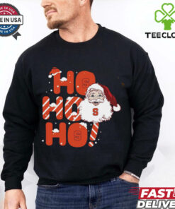 Syracuse Orange Ho Ho Ho Santa Claus Christmas shirt