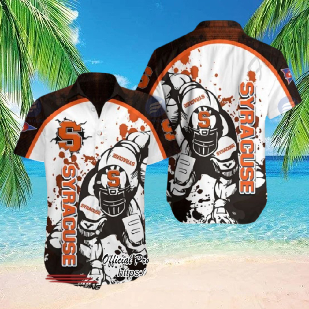 Syracuse Orange NCAA Player Paint Flakes Black Orange Hawaiian Shirt Syracuse Orange NCAA Player Paint Flakes Black Orange Hawaiian Shirt