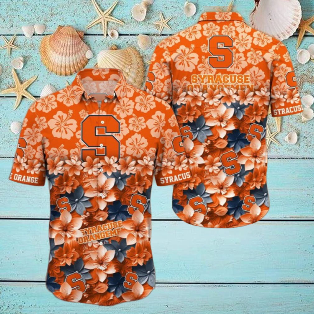 Syracuse Orange NCAA2 Hawaiian Shirt Trending Summer Syracuse Orange NCAA2 Hawaiian Shirt Trending Summer