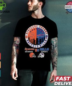 Syracuse Orange On Saturdays Buffalo Bills On Sundays T Shirt