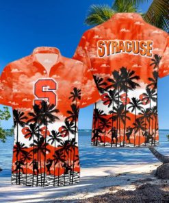 Syracuse Orange Palms Tree Hawaiian Shirt