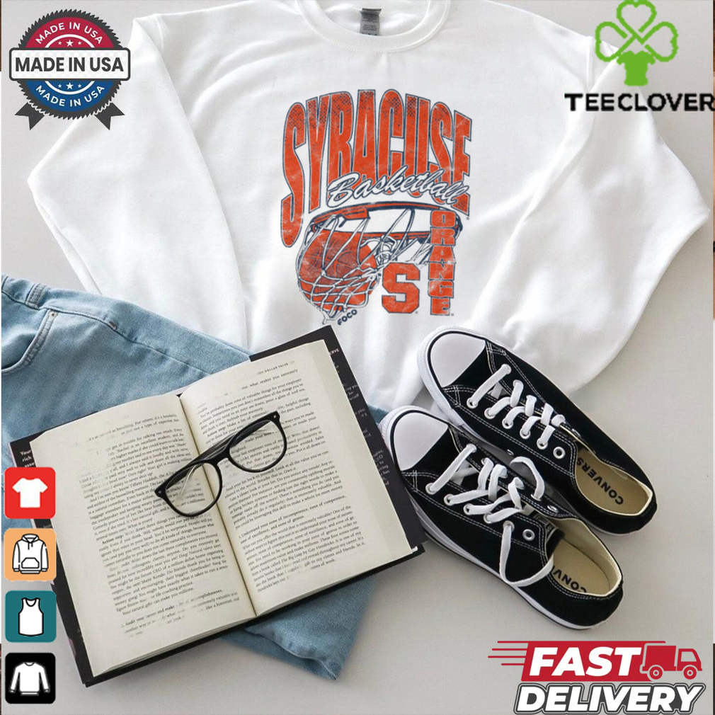 Syracuse Orange Script Swish T Shirt Syracuse Orange Script Swish T Shirt