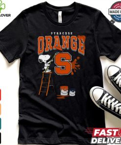 Syracuse Orange Snoopy Painting Shirt
