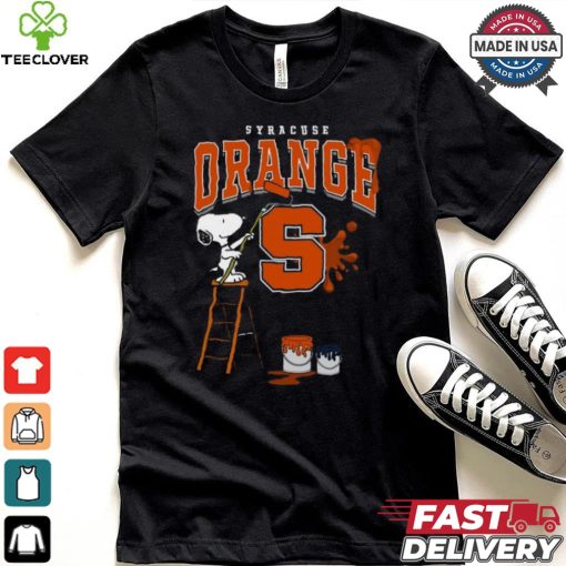 Syracuse Orange  Snoopy Painting Shirt