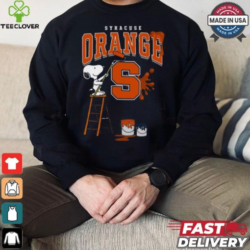 Syracuse Orange  Snoopy Painting Shirt