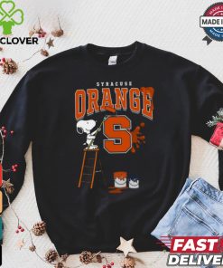 Syracuse Orange Snoopy Painting Shirt