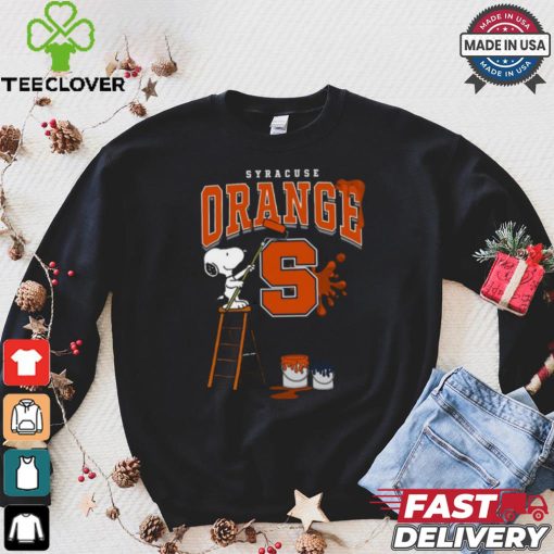 Syracuse Orange  Snoopy Painting Shirt
