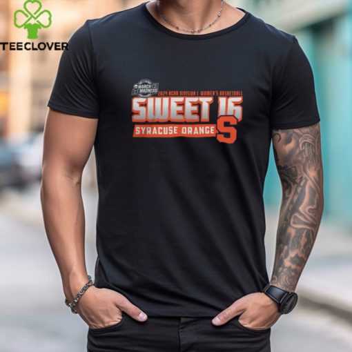 Syracuse Orange Wbb 2024 March Madness Sweet Sixteen Tee Shirt